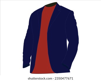 A blazer is a type of jacket that is often considered a more formal or semi-formal garment. It is typically tailored, with a structured silhouette and lapels, resembling a suit jacket, but it's more 