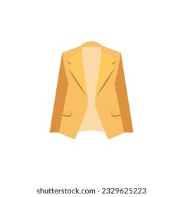 Blazer vector illustration, formal outerwear concept, flat design style