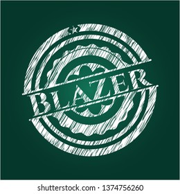 Blazer written on a chalkboard