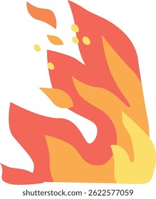 Feuerflamme, Vektorgrafik