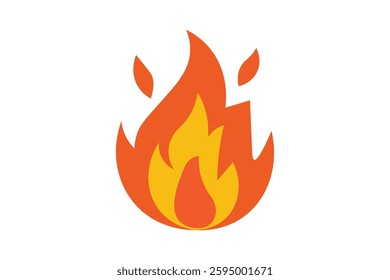 Blazing Fire Symbol Vector, fire flame icon, burning fire, fire symbol, flame clipart, flame logo