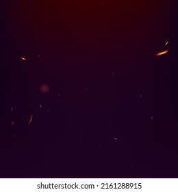 Blazing Flame Fiery Sparkles Background. Isolated Fire, Orange Red Yellow Sparks, Smoke. Realistic Energy Glow. Realistic Fire Image on Black. Bright Night, Gold Stars. Hot Burning Gold Flashes.