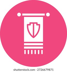 Ilustración de diseño de icono de Vector de blasón