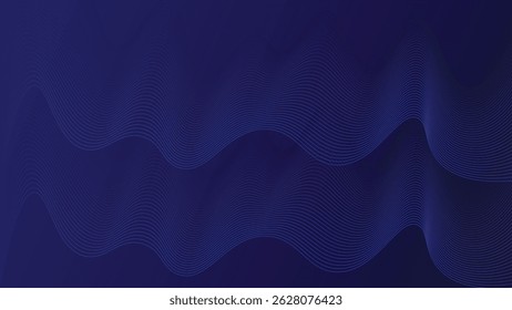 ble and black wave minimalist geometry
