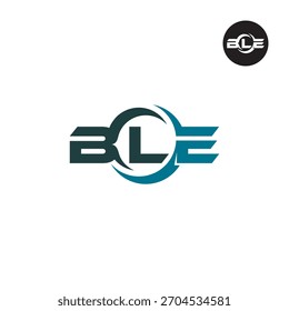 BLE Logo Letter Monogram Design