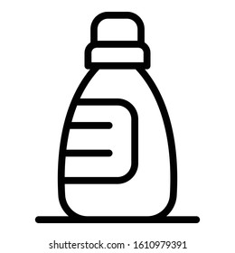 Bleach icon. Outline bleach vector icon for web design isolated on white background