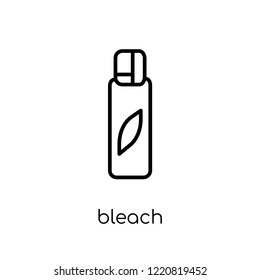bleach icon. Trendy modern flat linear vector bleach icon on white background from thin line collection, outline vector illustration