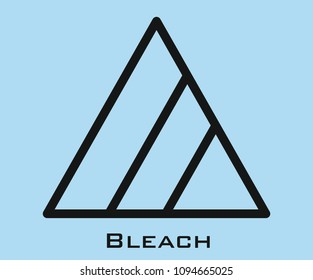 Bleach icon vector