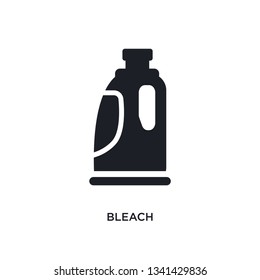 bleach isolated icon. simple element illustration from cleaning concept icons. bleach editable logo sign symbol design on white background. can be use for web and mobile