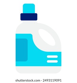 Bleach laundry shop icon illustration