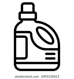 Bleach laundry shop icon illustration