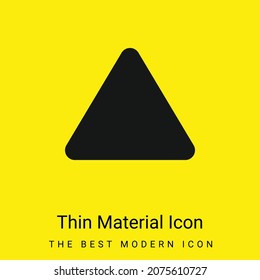 Bleach minimal bright yellow material icon