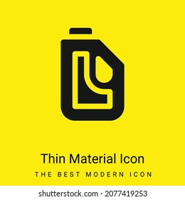 Bleach minimal bright yellow material icon