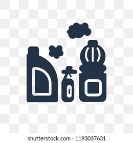 Bleach vector icon isolated on transparent background, Bleach transparency concept can be used web and mobile