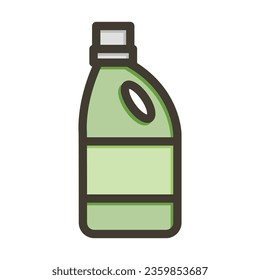 Bleach Vector Thick Line Filled Colors Icon For Personal And Commercial Use.
