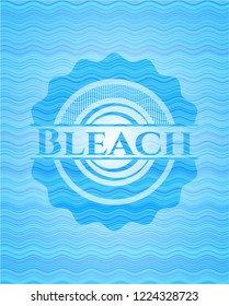 Bleach water wave style badge.