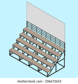 Bleacher Illustration Vector