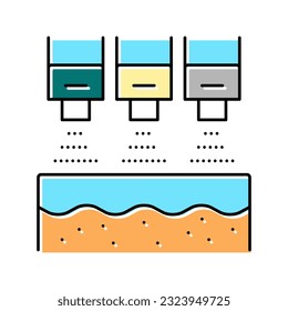 bleaching system color icon vector. bleaching system sign. isolated symbol illustration