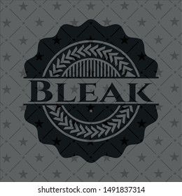 Bleak dark emblem. Vector Illustration. Detailed.