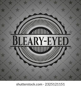 Bleary-eyed black emblem. Vintage. Vector Illustration. Detailed. 