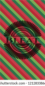 Bleat christmas emblem.