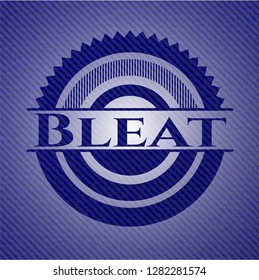 Bleat with jean texture