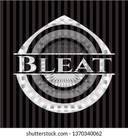 Bleat silver shiny badge