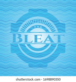 emblema del concepto de ola de agua caliente. Ilustración vectorial. Detallado.