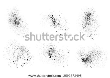 Bleeding black color brushstroke splash blood splash collection
