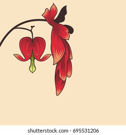 Download Bleeding Heart Flower Stock Vectors, Images & Vector Art ...