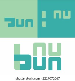 blend of abstract shapes which when combined form the word box