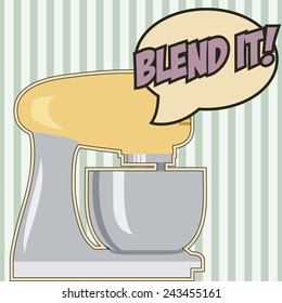 blend it background, illustration in vector format