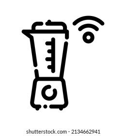 blend blender juice kitchen internet of things iot smarthome icon