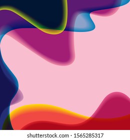 The Blend color gradient Background Blurred colorful backdrop Vector illustration for your graphic design.