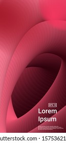 Blend Cover Poster. Magenta, Burgundy, Geometric Design Poster. Minimal Dynamic Web Applications. Mobile Vertical Flyer. Vector Template Design.
 Cool, Creative, Screen Concept.