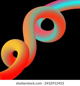 Blend effect background with gradient color