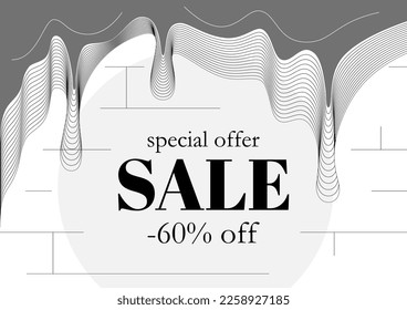 Blend effect in line art style