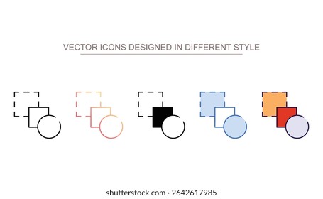 Blend icon design with white background stock illustration