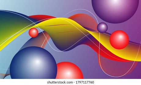 blend line pattern technology background