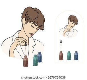 Una mezcla de múltiples aceites esenciales