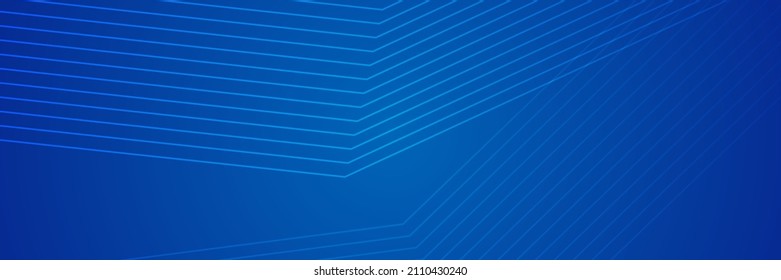 Blend Thin Line Blue White Abstract Memphis Geometric Wide Banner Design Background svg
