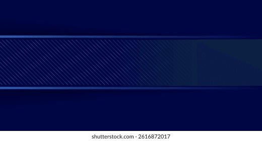 Blend Thin Line Blue White Abstract Memphis Geometric Wide Banner Design Background