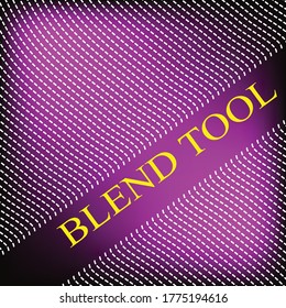 Blend tool background design.luxury background. Vector background 3d paper art style can be used in cover design, book design, poster, cd cover, flyer, website backgrounds or advertising.
