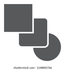 Blend tool glyph icon, tools and design, curve sign, vector graphics, a solid pattern on a white background, eps 10.