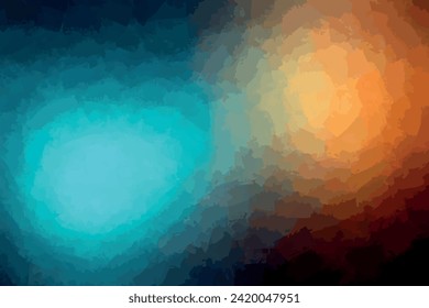 blended abstract brush stroke effect vector file gradient dark mustard yellow blue green beige color wall mural background for interior decoration