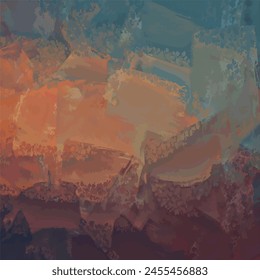 blended abstract brush stroke effect image file gradient dark blue green red orange ashes color wall mural background backdrop middle