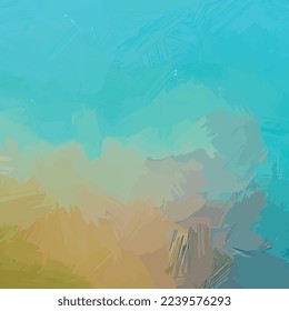 blended abstract brush stroke vector file textured color turquoise military yellow beige pattern background concept design