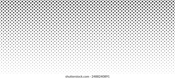 Flecha negra mezclada en blanco para patrón y fondo, diseño de colección de textura geométrica Abstractas. 