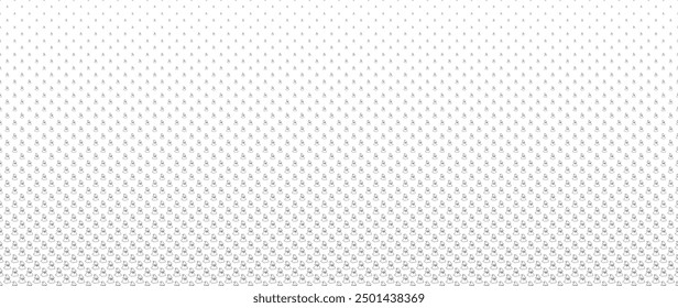 Blended  black line ghost on white for pattern and background,  Abstract geometric texture collection design,Halloween concept.