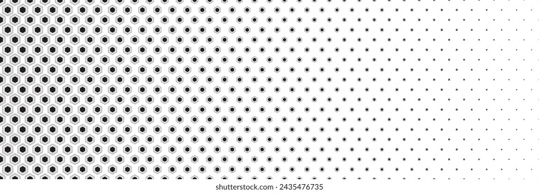 Blended  black line hexagon and heart on white for pattern and background,  Abstract geometric texture collection design. 